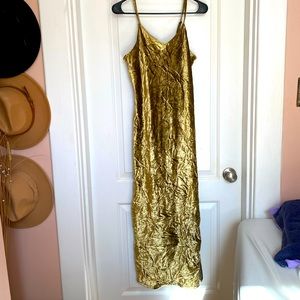 Crushed Velvet Dress NEVER WORN